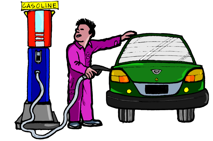 Barefoot and saving gas!