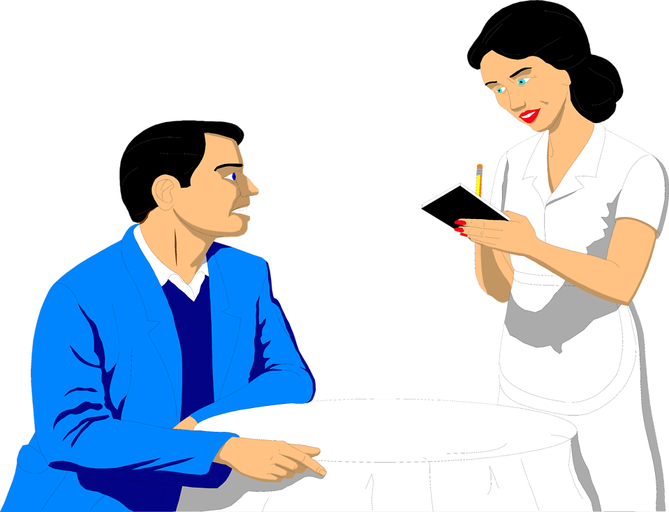 Waitress Clip Art