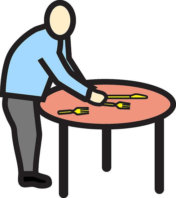 15+ Kids Setting The Table Clipart