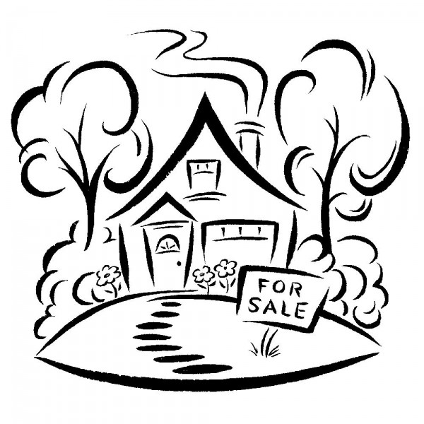 Images Of House In Line Art - ClipArt Best