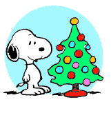 Christmas snoopy Clip Art