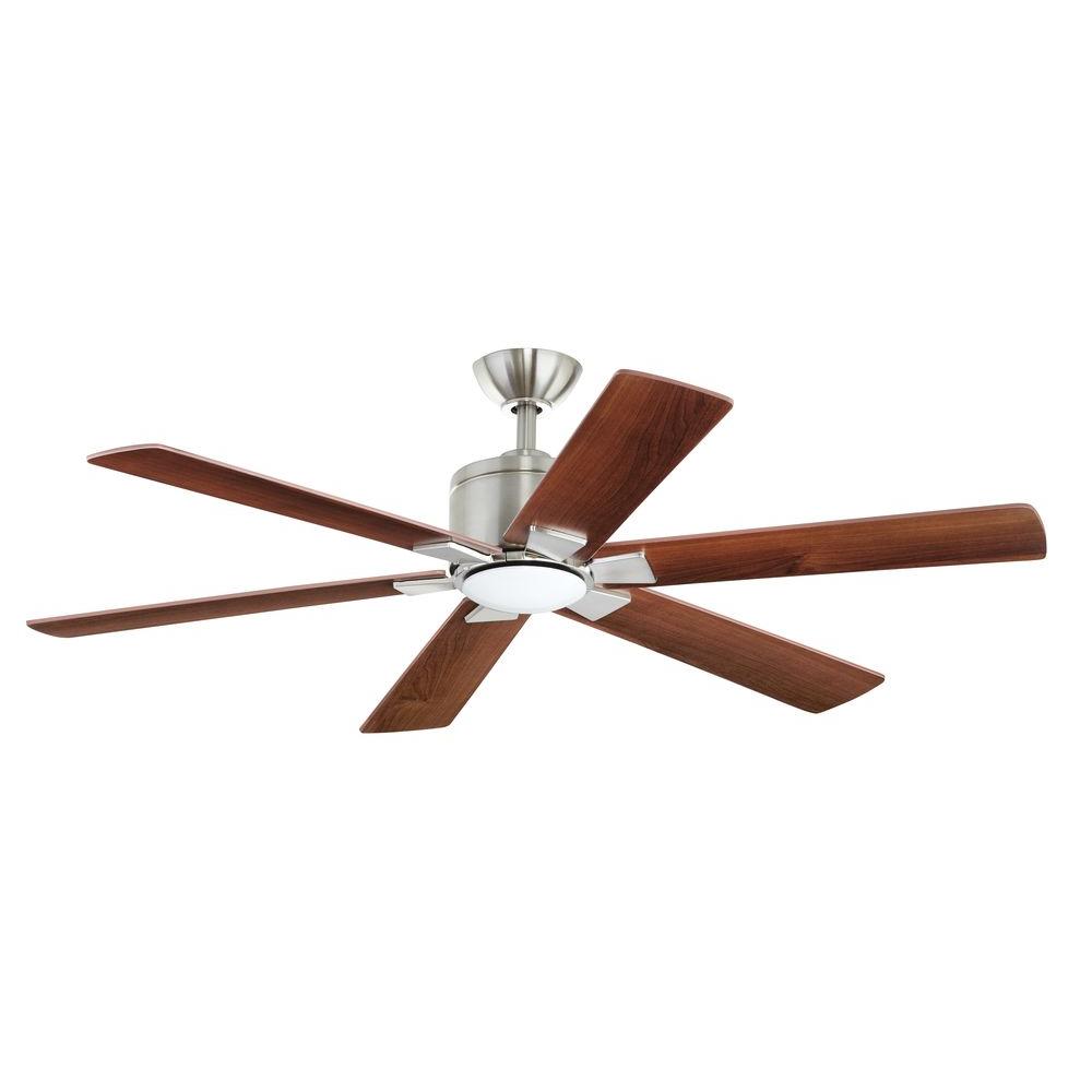 Home Decorators Collection Renwick 54 in. Brushed Nickel Ceiling ...