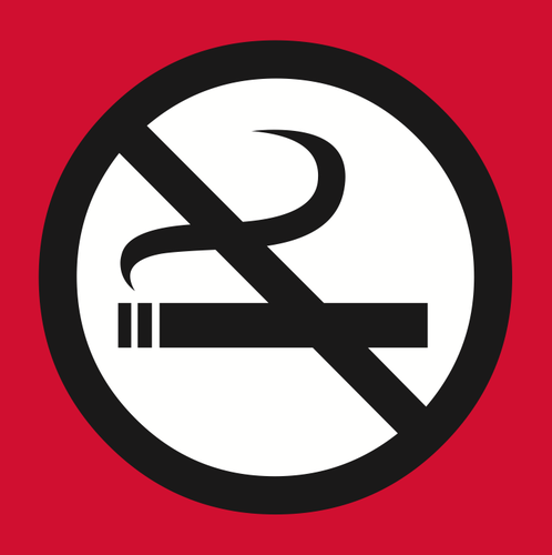 Buy vector no smoking symbol icon logo graphic royalty-free vectors