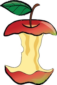 Apple core clip art - ClipartFox
