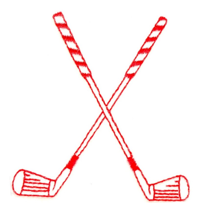 Best Crossed Golf Clubs #10291 - Clipartion.com