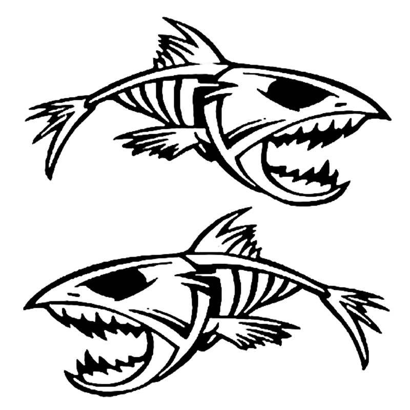 Popular Skeleton Fish Decals-Buy Cheap Skeleton Fish Decals lots ...