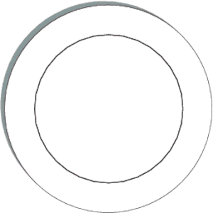 Plate clipart black and white