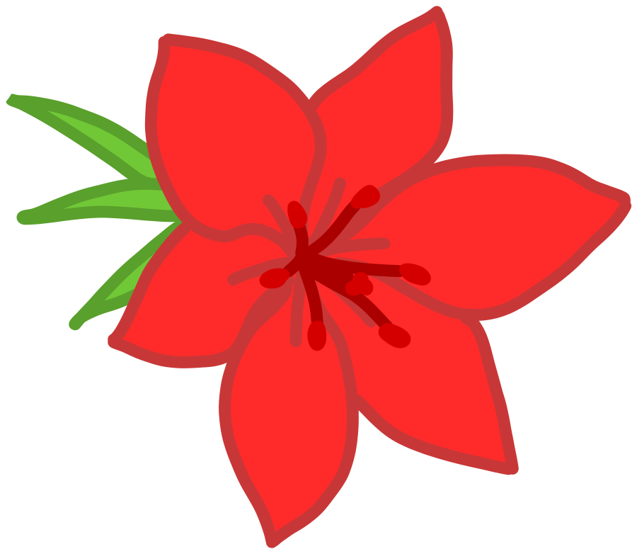 Red Flower Clip | Free Download Clip Art | Free Clip Art | on ...