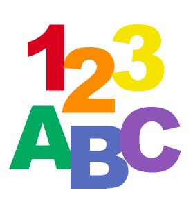 Abc 123 Clipart