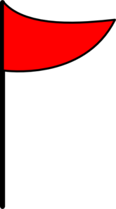 Red Flag Clip Art - vector clip art online, royalty ...
