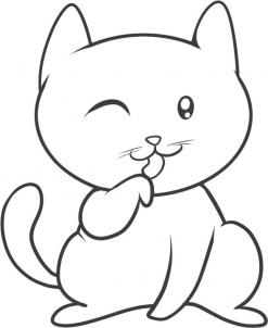 Animals - How to Draw a Cat for Kids