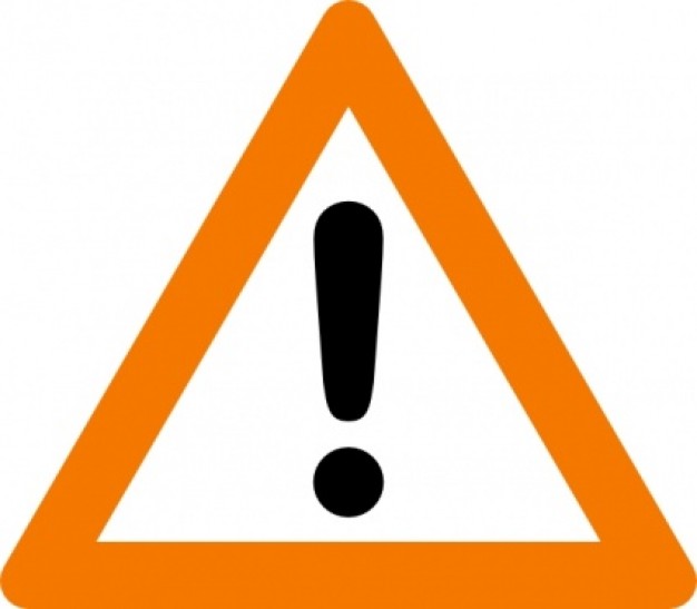 Warning Yield Sign clip art | Download free Vector