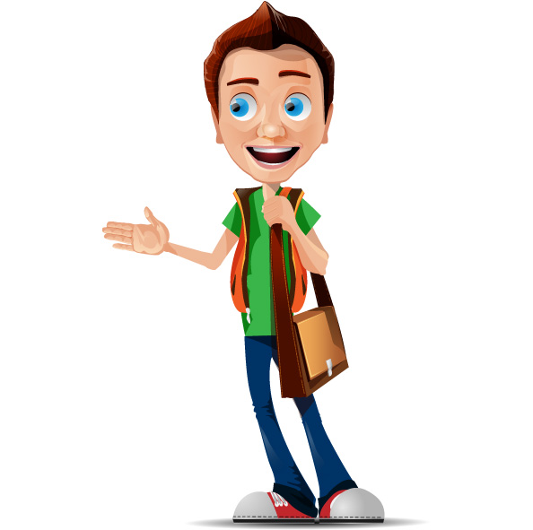 Free Man Vector Character | Vector Characters