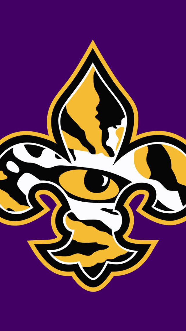 LSU Tiger Eye iPhone 5 Wallpaper (