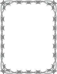 Page Border Barbed Wire - ClipArt Best