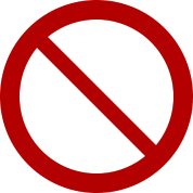 no sign / prohibition T-Shirt ID: 10778207