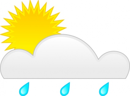 Weather clip art vector, free vectors