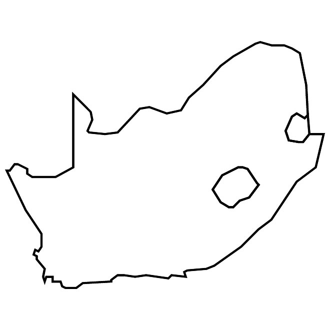 VECTOR MAP OF SOUTH AFRICA - Download at Vectorportal