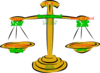 Balance Scale clip art - vector clip art online, royalty free ...