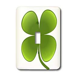 Florene Holiday Graphic - Large Green Shamrock - Light Switch ...