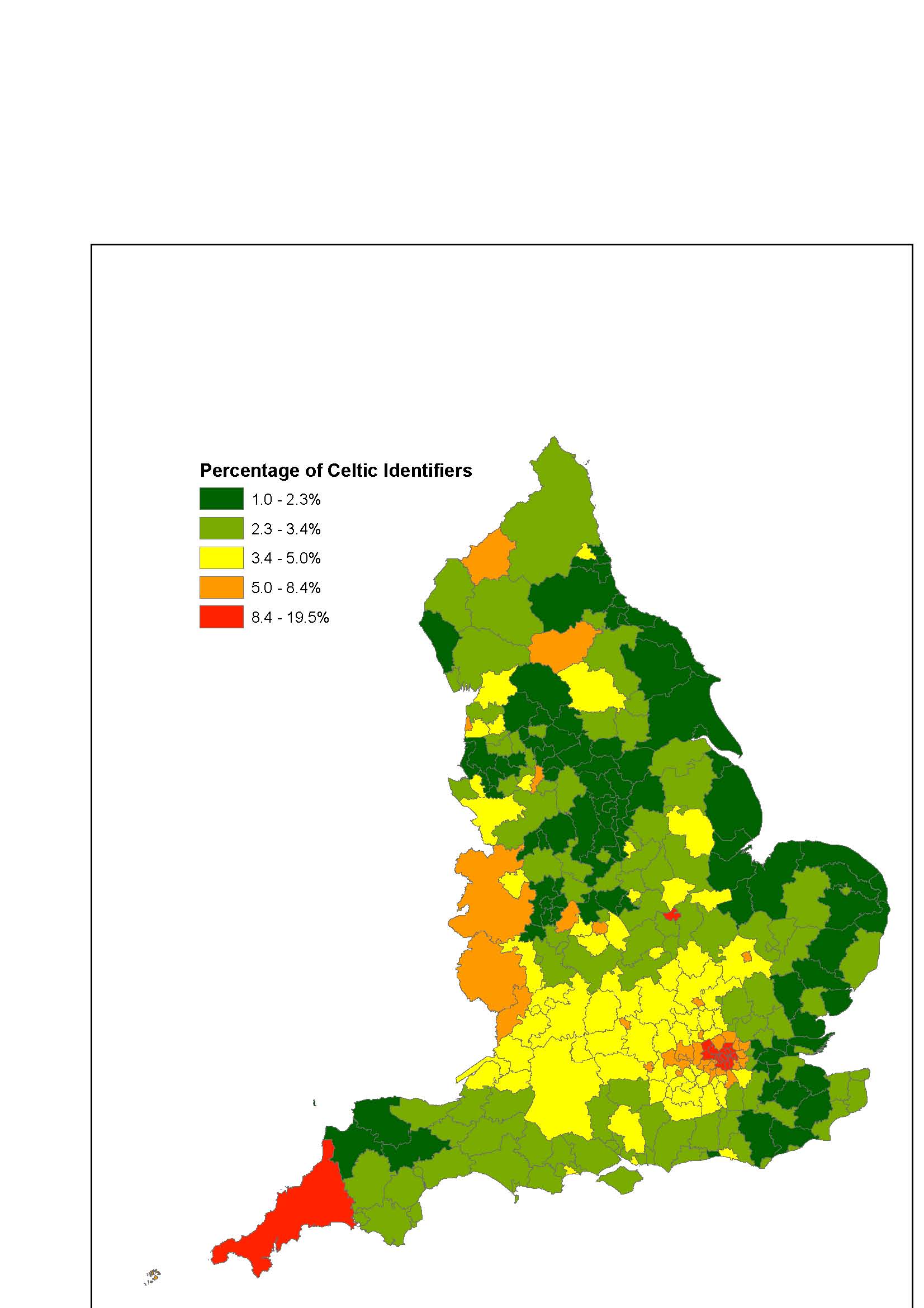 English and "Celtic" identity in England