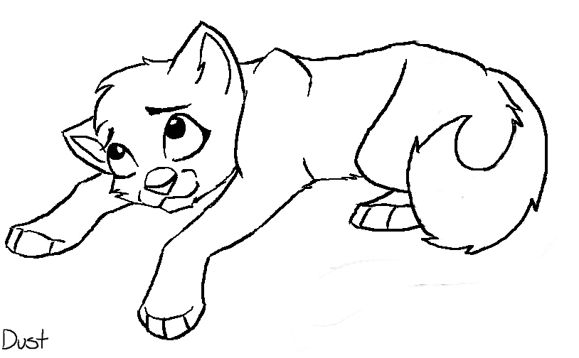 deviantART: More Like Free warrior cat clan lineart by
