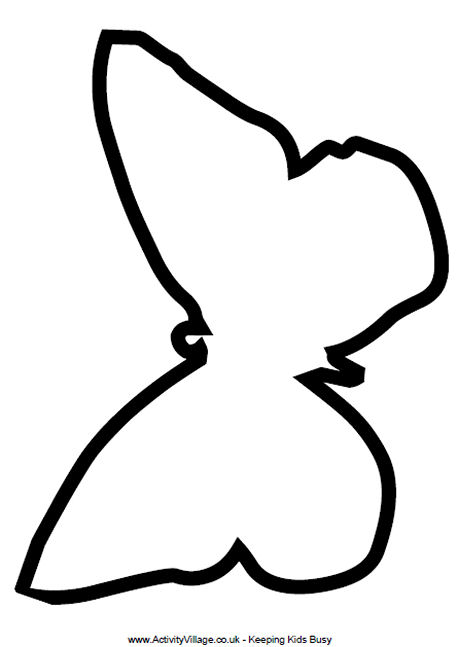 Simple Butterfly Template