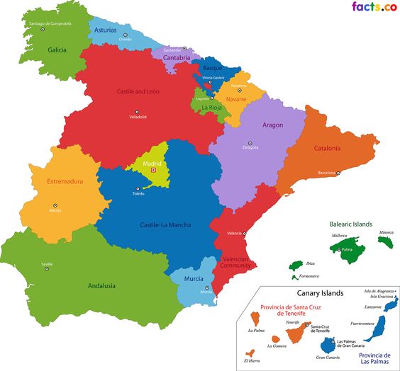Maps, Spain and Cities