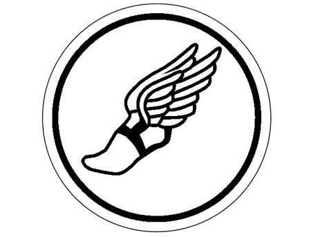 Clipart winged foot