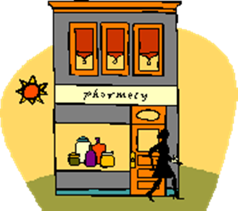 Clip Art Pharmacy Building Clipart