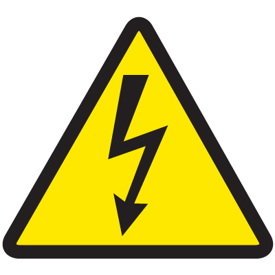 International Symbols Labels - High Voltage from Seton.com, Stock ...
