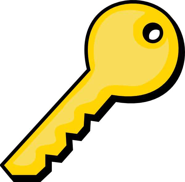 Clipart key image