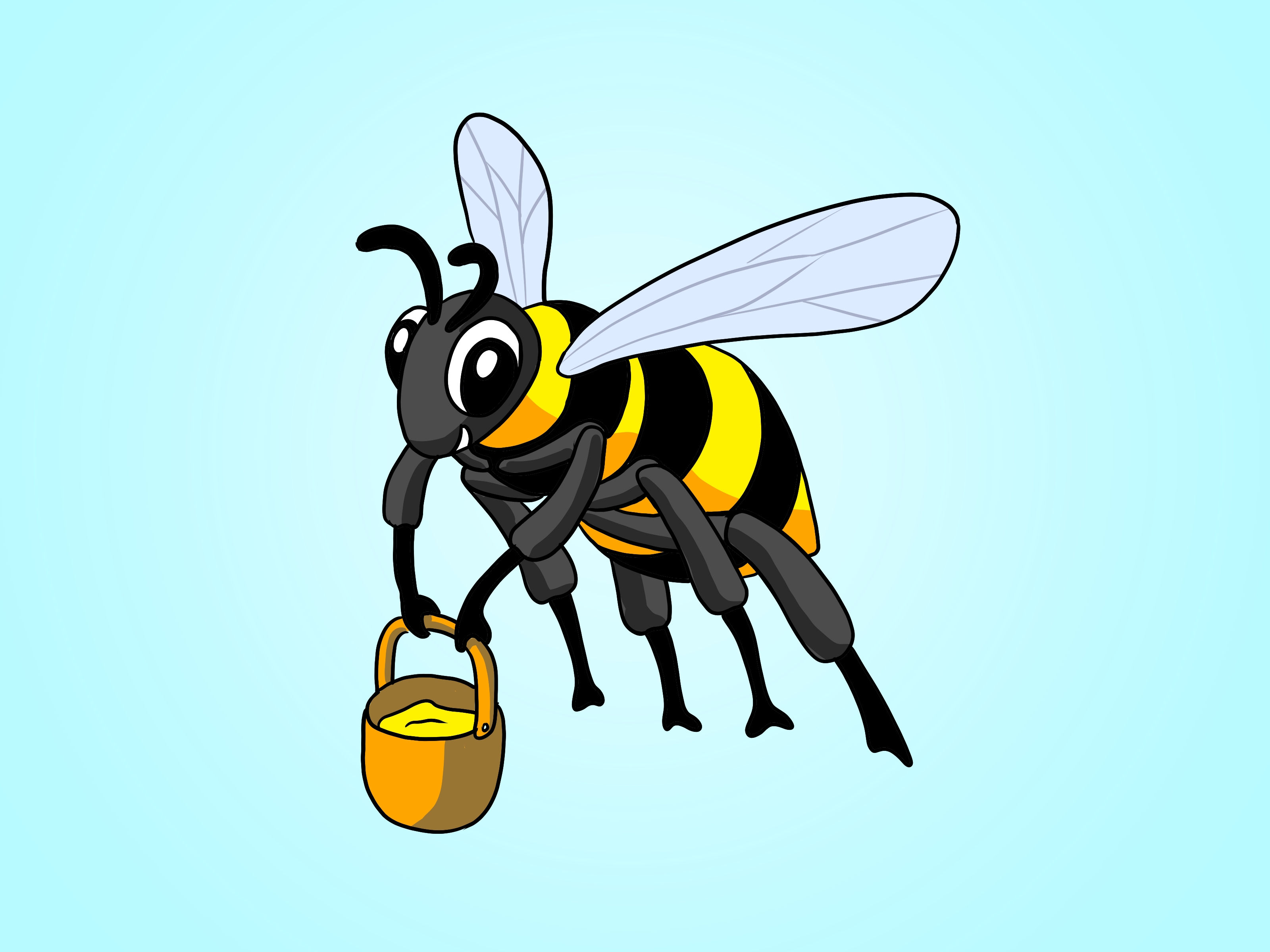 bublee bee clipart