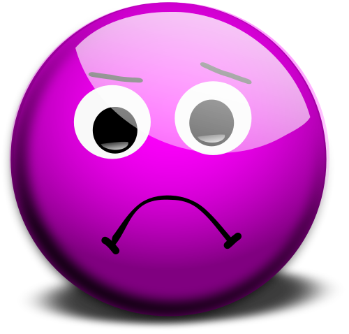 smiley unhappy ...