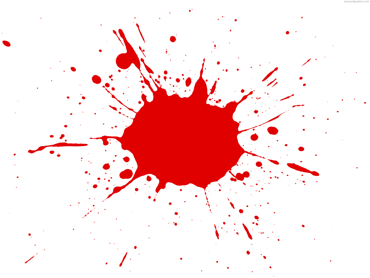 paint splash red