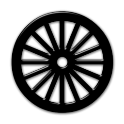 Rounded Glossy Black Icons Transport Travel » Icons Etc