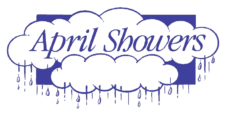 April Showers Clip Art Black And White | Jos Gandos Coloring Pages ...