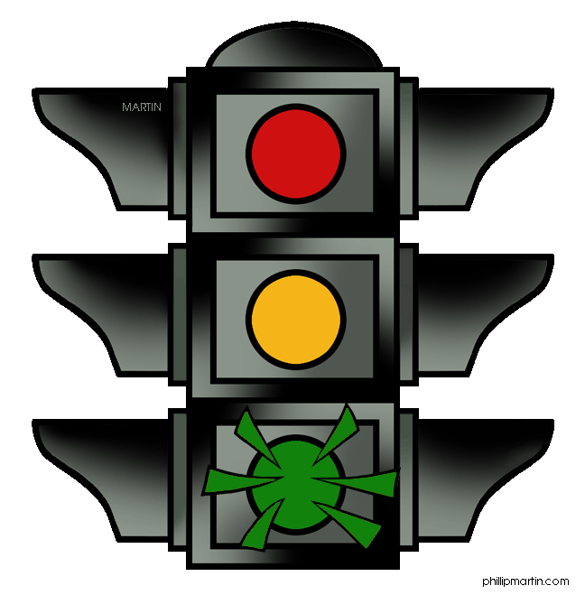Traffic light clipart green light
