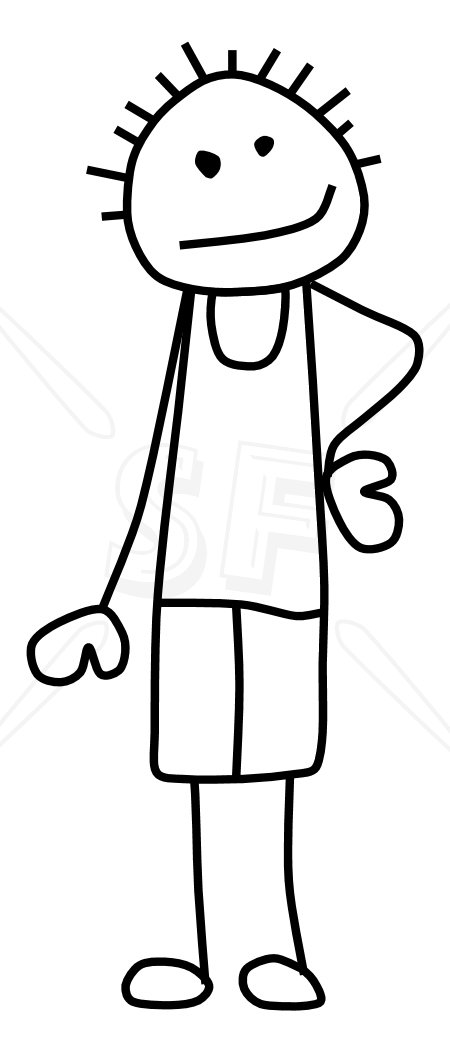 Stick figure images clip art