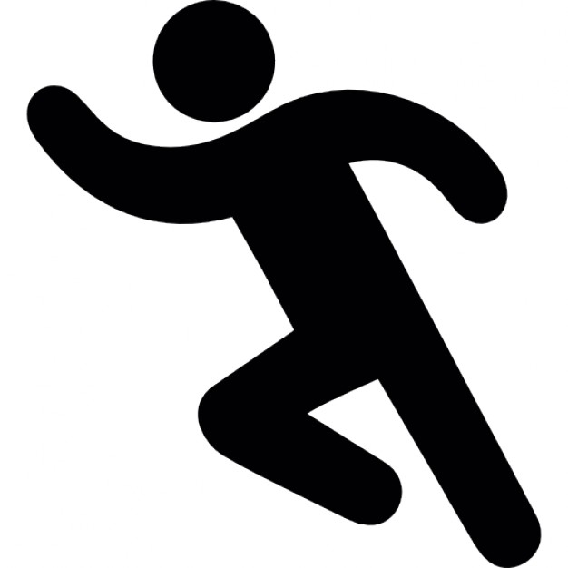 Running man silhouette Icons | Free Download