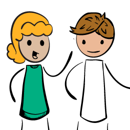 Two People Talking Cartoon - ClipArt Best