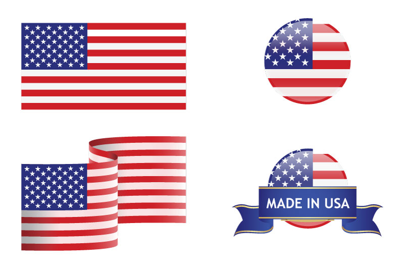 Usa Flag Vector - www.proteckmachinery.com