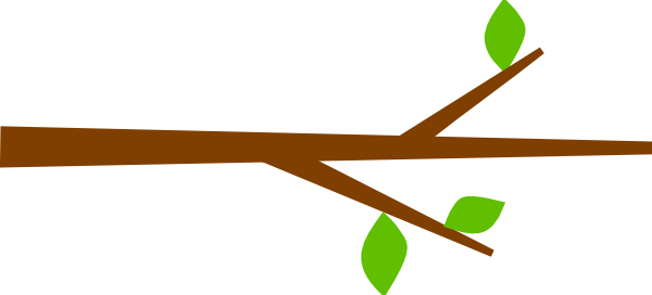 Tree Branch With Leaves Clip Art - vector clip art ...