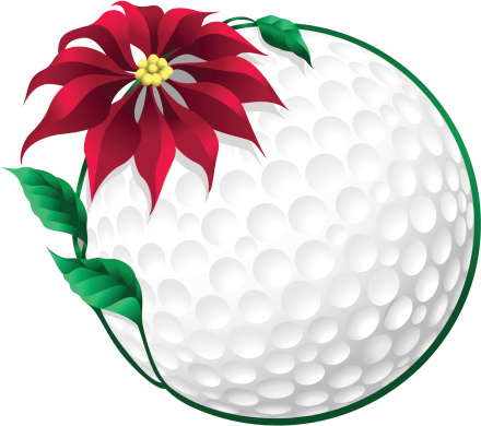 Christmas Golf Clip Art, Vector Images & Illustrations