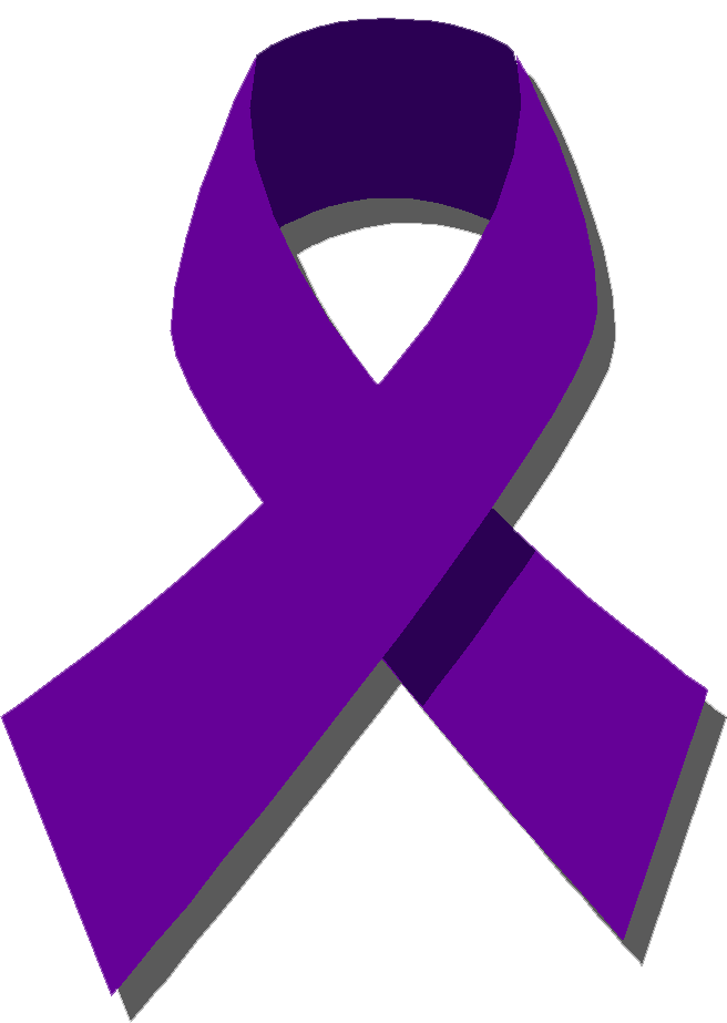 Purple Cancer Ribbon - ClipArt Best