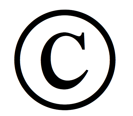 Clipart copyright symbol