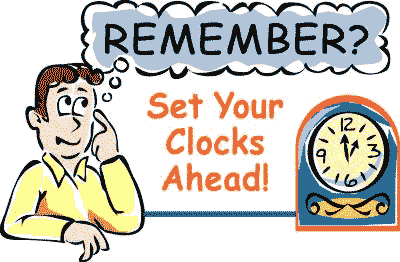 Pics For > Spring Ahead Clipart