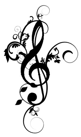 Treble Clef Rose - ClipArt Best