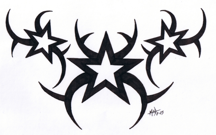 Star tribal tattoo by madtattooz on DeviantArt