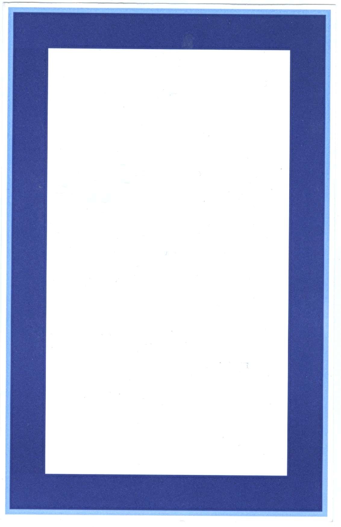 Dark blue border - Invitations - Children